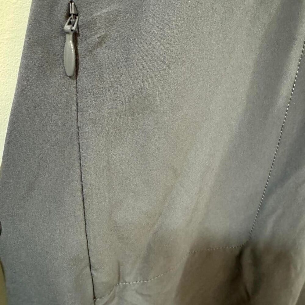 Eddie Bauer Grey Dress 2XL Gorpcore Utility Athleisure Zip Pockets Outdoor Tank - Picture 4 of 8